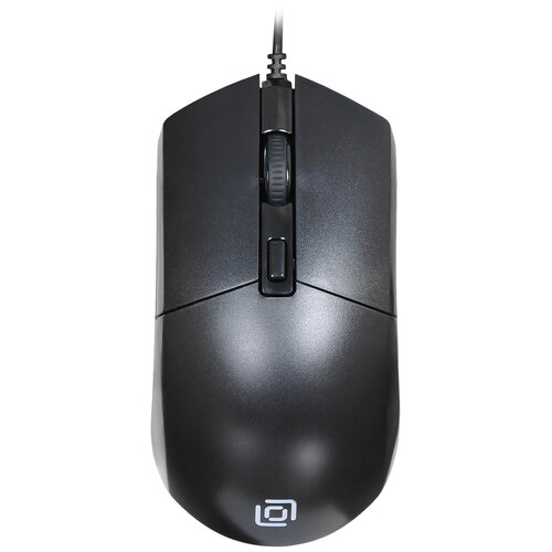 Мышь Оклик 207M черный оптическая 2400dpi USB 4but 63700₽