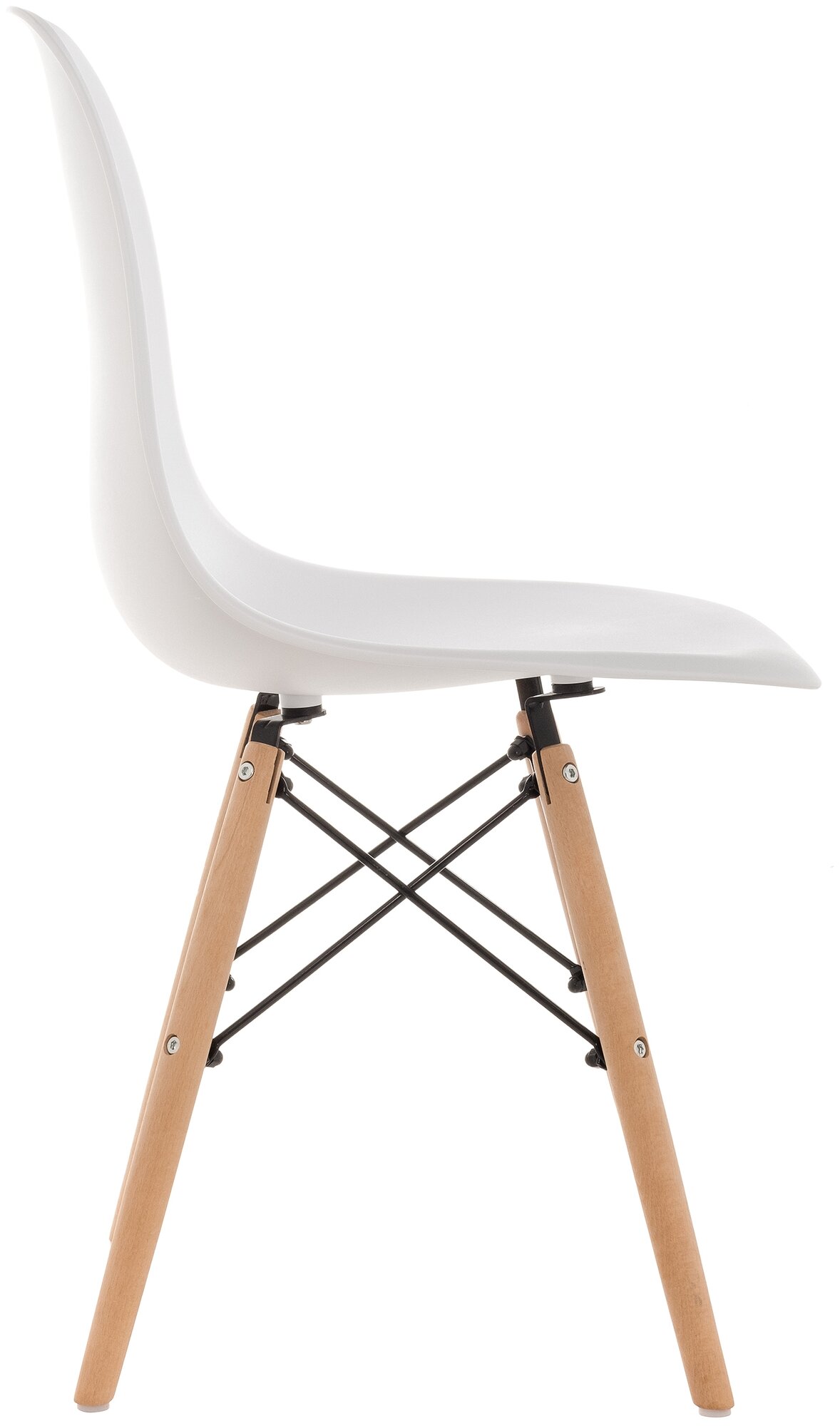 Пластиковый стул Woodville Eames PC-015 белый - фотография № 3