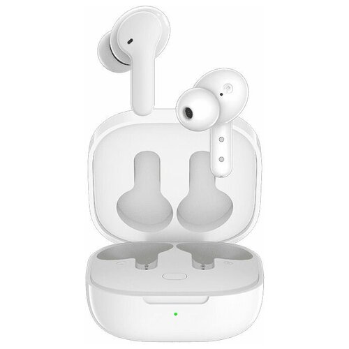 Гарнитура QCY T13 Bluetooth вкладыши белый 230100₽