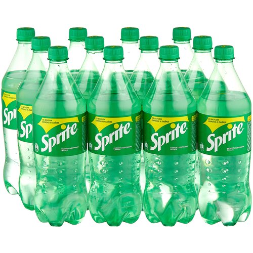 Газированный напиток Sprite, 2 л, пластиковая бутылка, 6 шт.