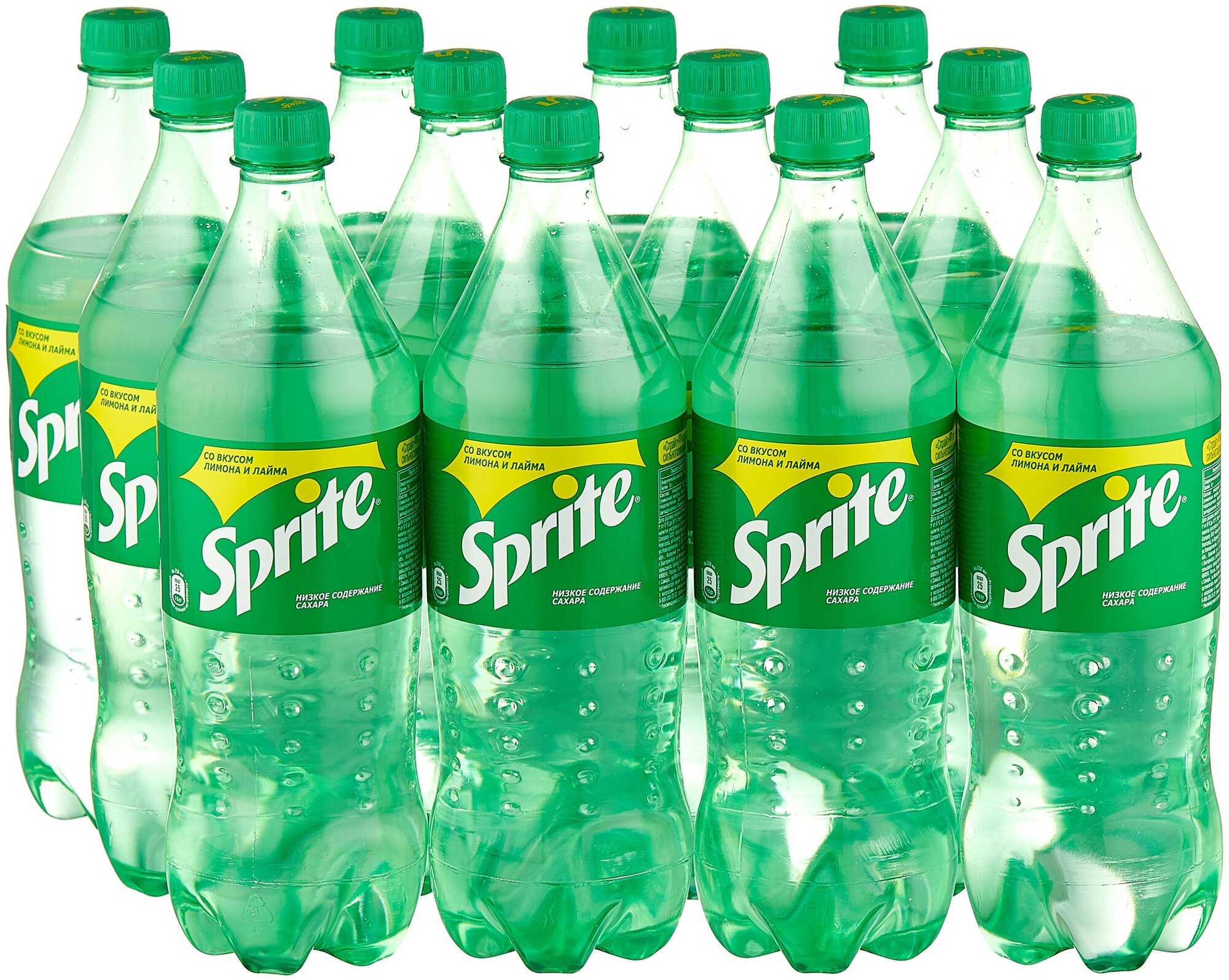 Газированный напиток Sprite, 1 л, 12 шт. - фотография № 1