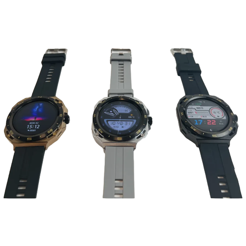 Умные смарт часы Premium X2+ HUD/ Smart Watch 2023+ 2 ремешка black &white / New Series 1'39 (iOS/Android) магнитная зарядка, звонки, Bluetooth
