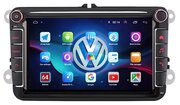 NaviFly Штатная магнитола Volkswagen, Skoda 8-дюймов (Polo, Passat B6, B7, CC, Golf, Amarok, Jetta) 32/2Gb Android 8