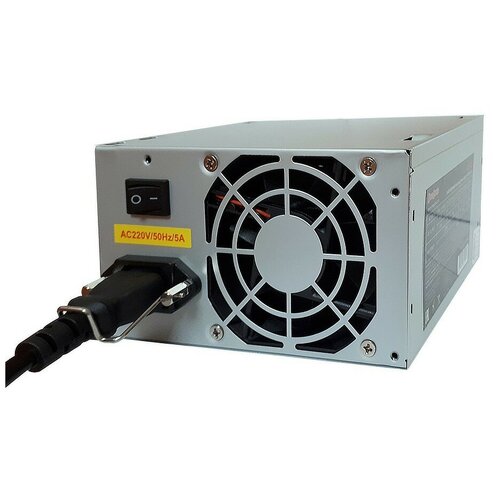 EXEGATE EX219183RUS-S Блок питания AB400 ATX SC 8cm fan 24p4p 3 SATA 2 IDE FDD кабель 220V с защитой от выдергивания 117700₽