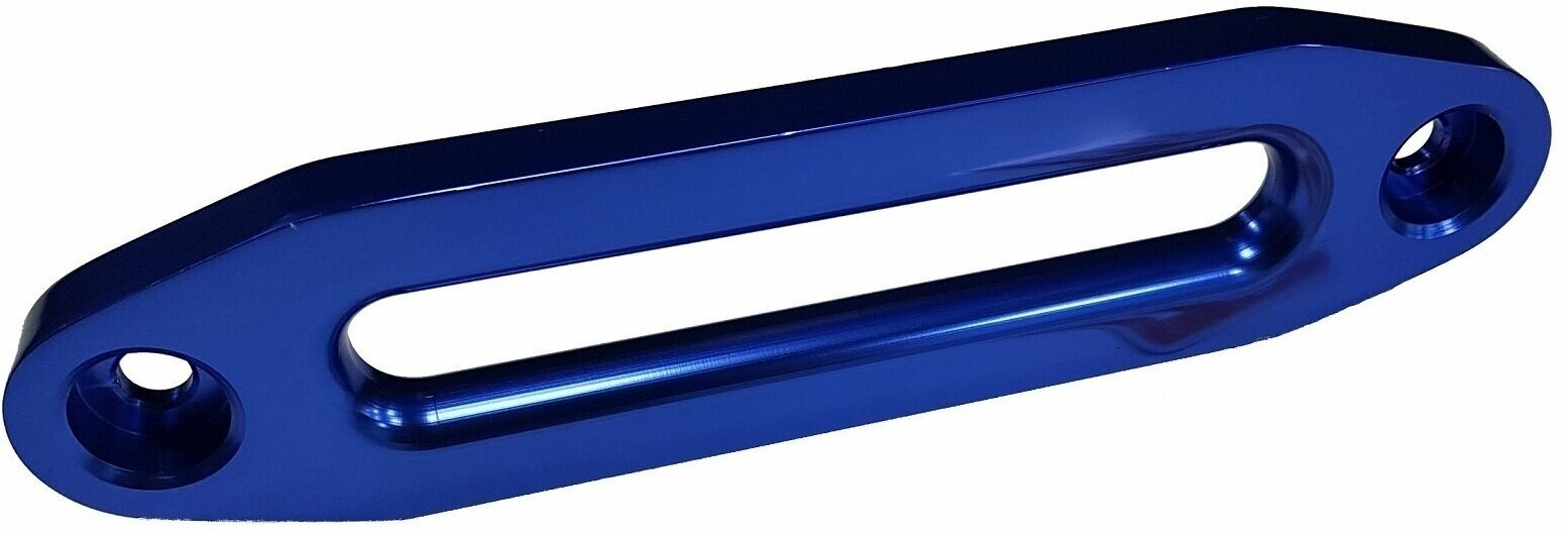 Клюз, направляющие для лебедки алюминиевые, под синтетику (синий)