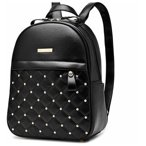 фото Рюкзак из эко-кожи, черный, городской, для студентки, девушки, подростка! нет бренда