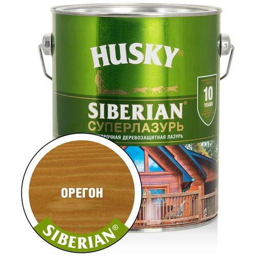 Суперлазурь Husky Siberian орегон 2,7л