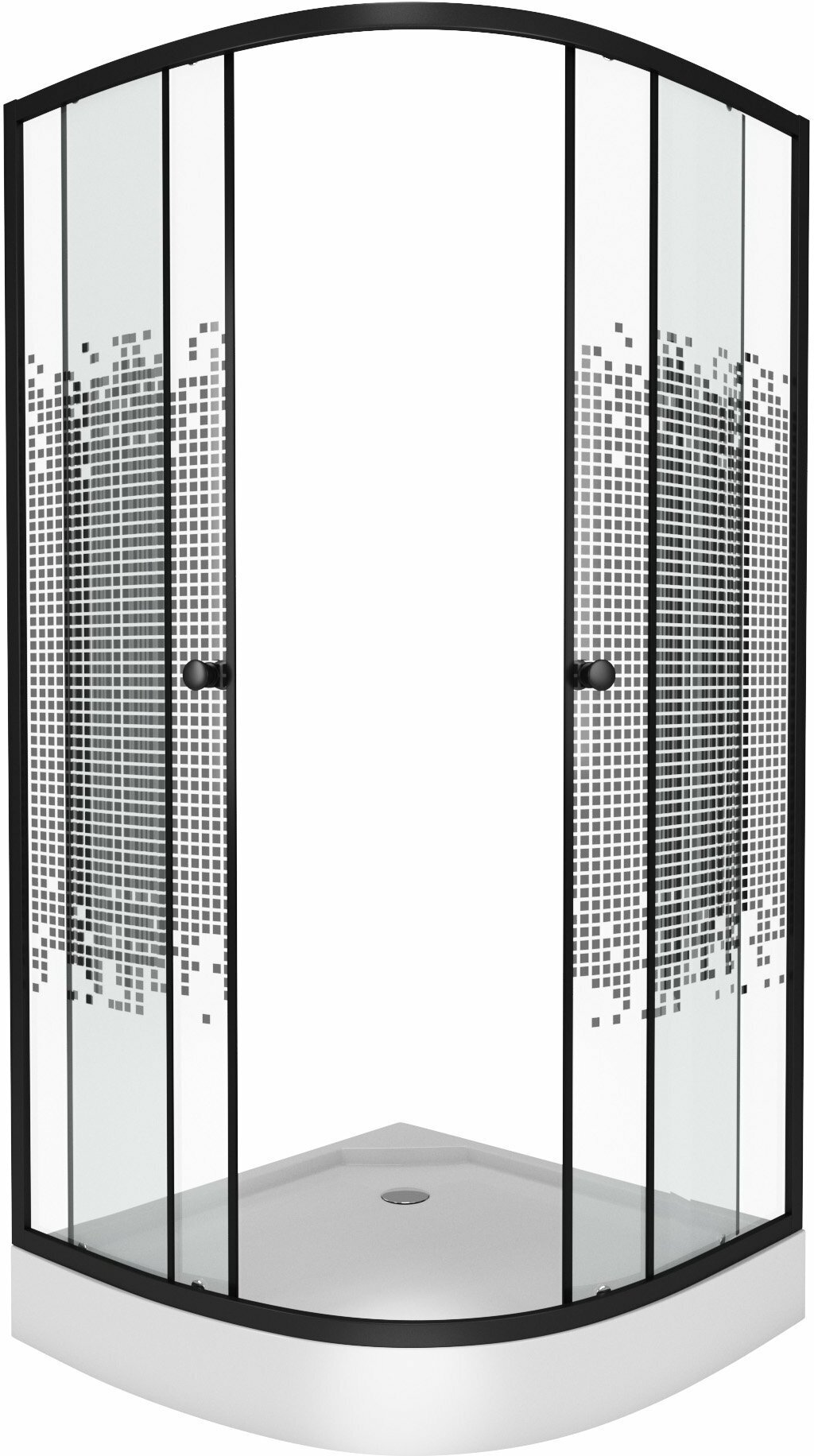 Душевой уголок Niagara Eco _0071452B 90х90 низкий поддон (2 места)