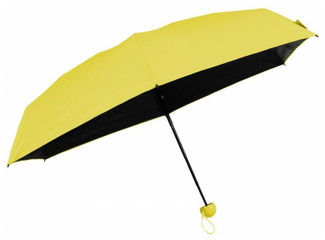Зонт компактный в чехле RoadLike желтый