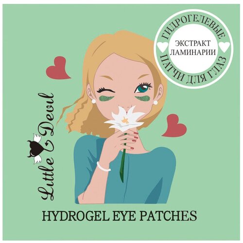 Little devil гидрогелевые патчи с экстрактом ламинарии и цветочным комплексом, 60 шт, 90 гр