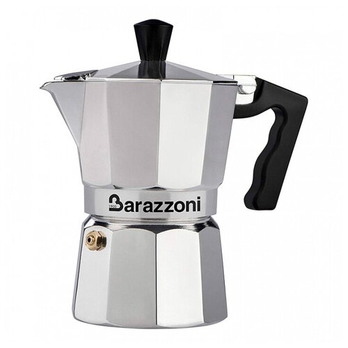 Гейзерная кофеварка Barazzoni La Caffettiera (2 чашки)2 л., серебристый