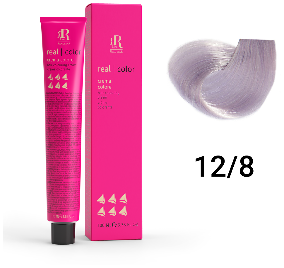 Крем-краска RR Line Colouring Cream 12/8 Экстраблонд Жемчужный 100 мл