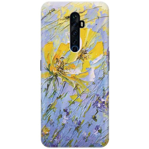 фото Re:pa накладка transparent для oppo reno2 z с принтом "желтое на синем"