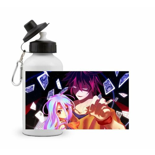 фото Спортивная бутылка нет игры - нет жизни, no game no life №8 goodbrelok