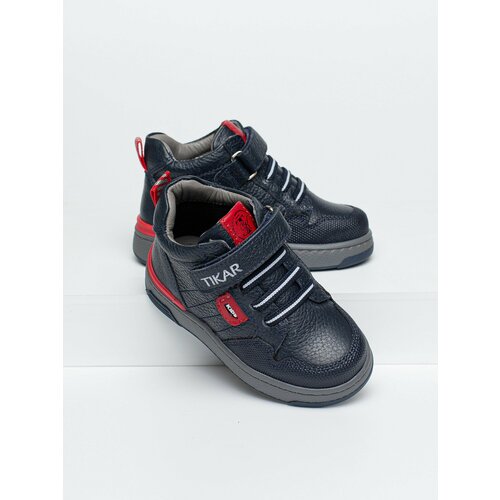 Пинетки Tikar, размер 24, синий обувь для мальчиков черные кожаные туфли в британском стиле для мальчиков белая детская обувь детская обувь для выступлений кожаная обув