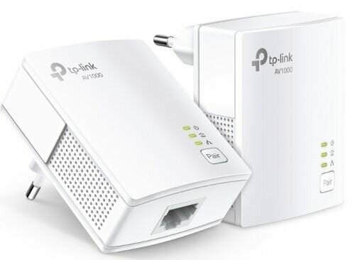 Комплект TP-LINK TL-PA7017 KIT гигабитных адаптеров Powerline AV1000