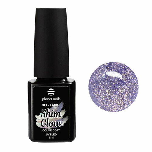 Гель-лак Planet nails Shim Glow №943 8 мл арт.12943 planet nails гель лак для ногтей agate 8 мл 951