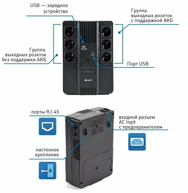 Источник бесперебойного питания SKAT - фото №13