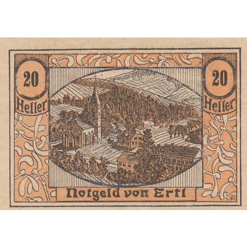 Австрия, Эртль 20 геллеров 1914-1920 гг.
