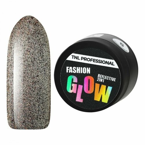 Гель для дизайна TNL Fashion glow №01, Золотистый шоколад