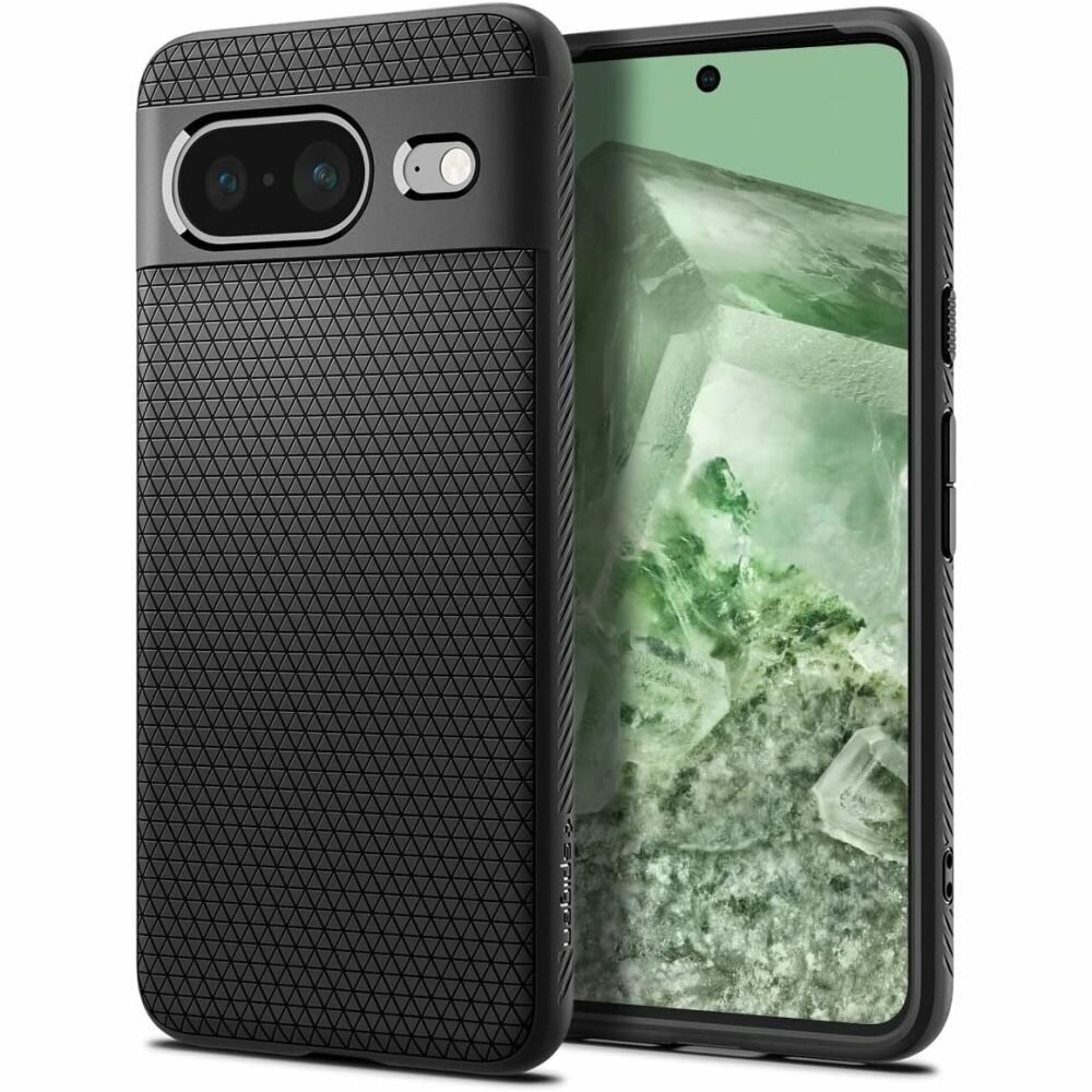 Защитный чехол Spigen LIQUID AIR GOOGLE PIXEL 8 MATTE BLACK