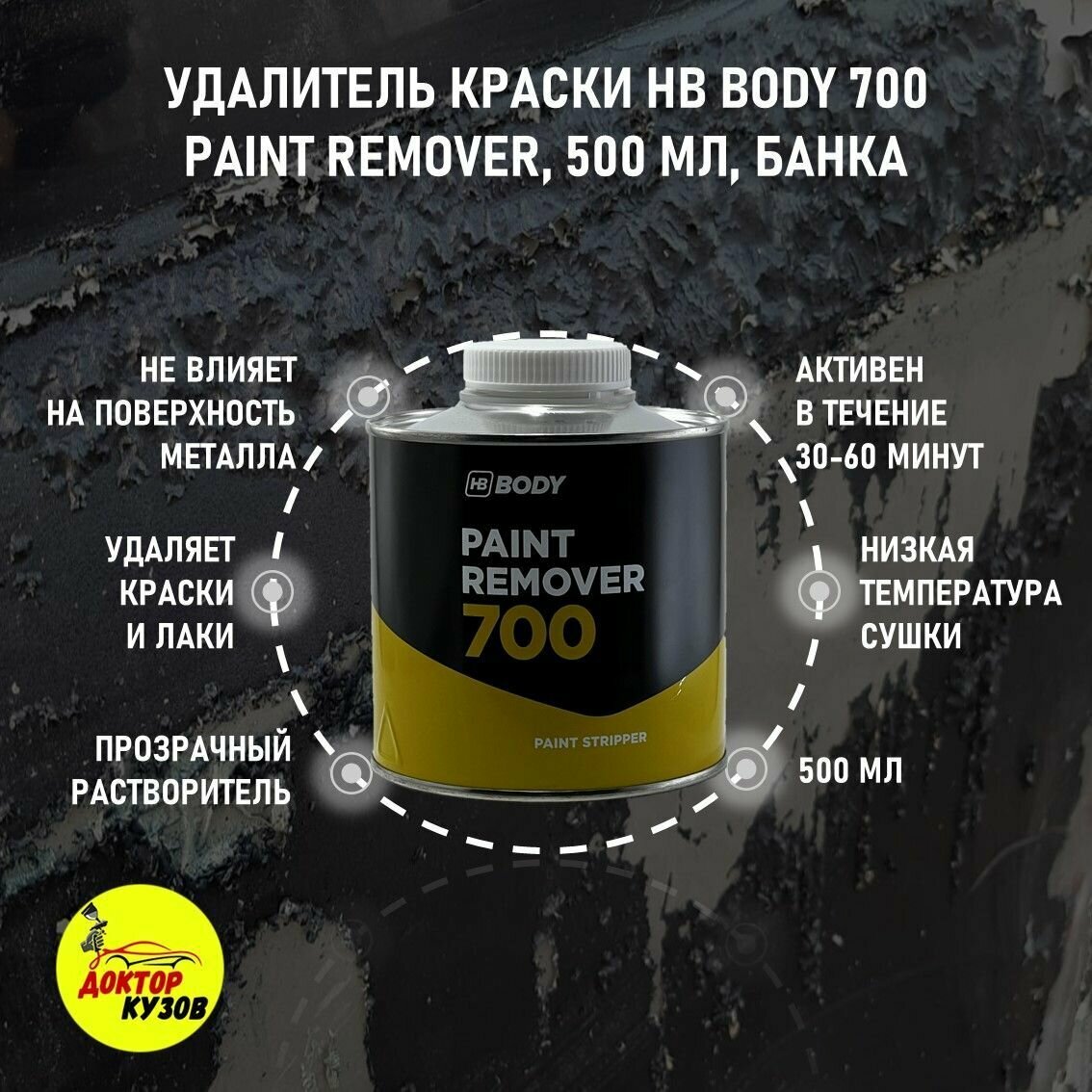 Очиститель HB BODY 700 Paint Remover