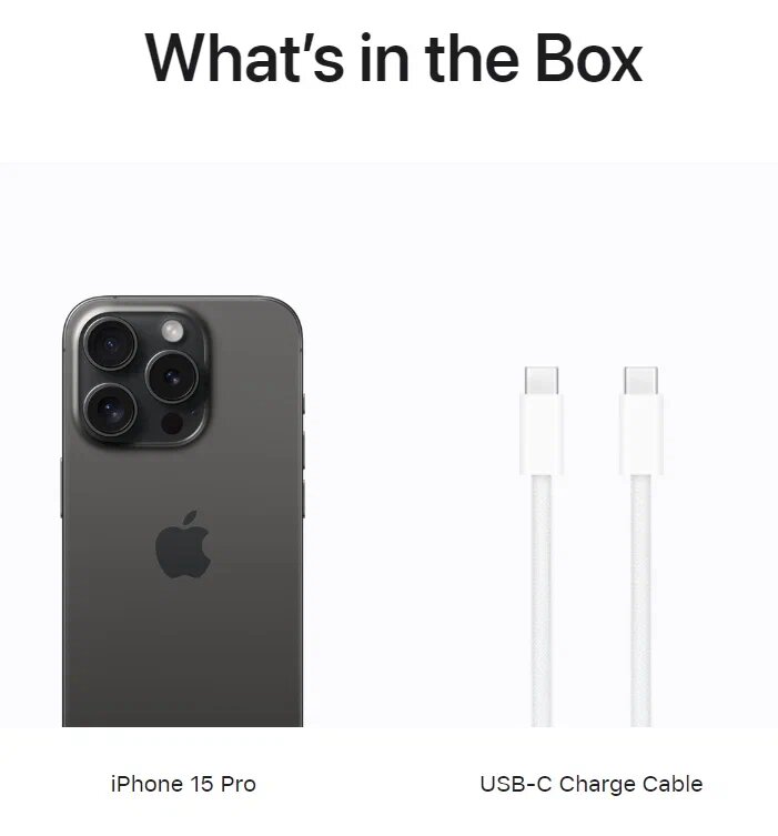 Смартфон Apple iPhone 15 Pro 256 ГБ, Dual: nano SIM + eSIM, White Titanium, белый титан — фото 1