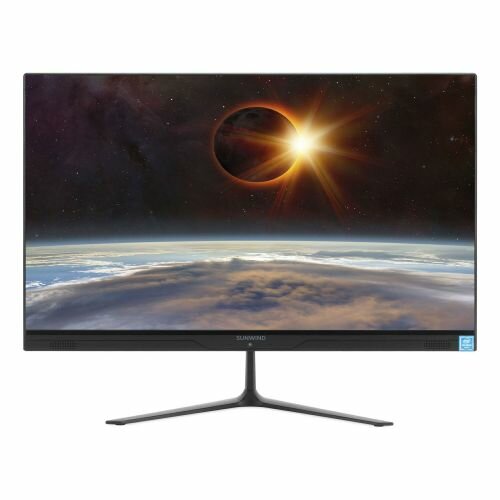 Моноблок SunWind Action AiO 23i, 23.8", Intel Celeron N4020, 4ГБ, 256ГБ SSD, Intel UHD Graphics 600, Ubuntu, черный um23cn-4cxu01