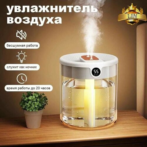 Увлажнитель воздуха Н2О с двойным соплом и дисплеем влажности BRG