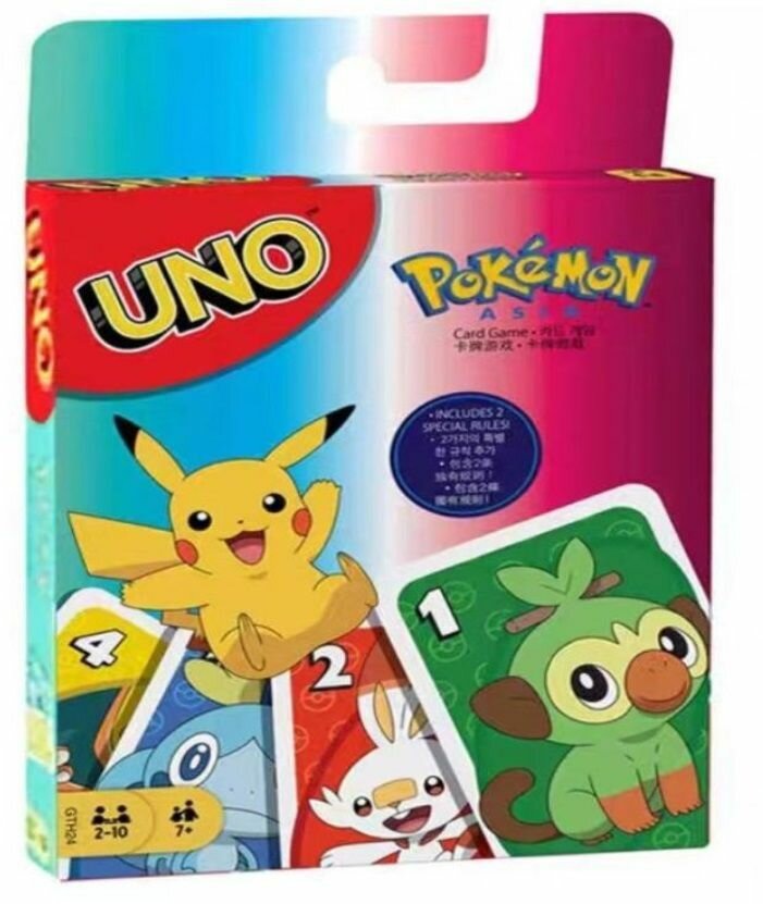 Настольная игра UNO. "Покемоны" (Mattel games)