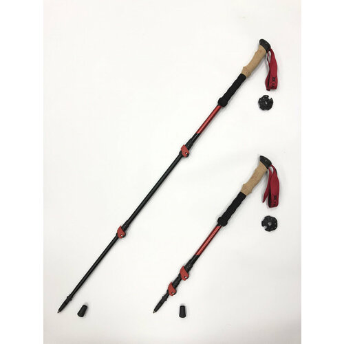 фото Sherpa pole палки треккинговые, красный talberg