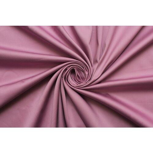 Ткань Хлопок-стрейч лавандового цвета, 260 г/пм, ш150см, 0,5 м