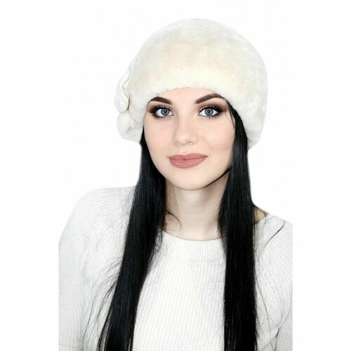 фото Шапка lemmex шапка "элиша", размер 59-60, бежевый