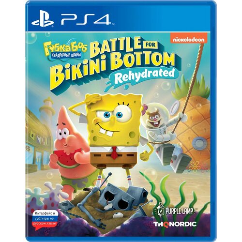 Игра SpongeBob SquarePants: Battle For Bikini Bottom - Rehydrated Стандартное издание для PS4 Sony игра для nintendo switch spongebob squarepants battle for bikini bottom rehydrated