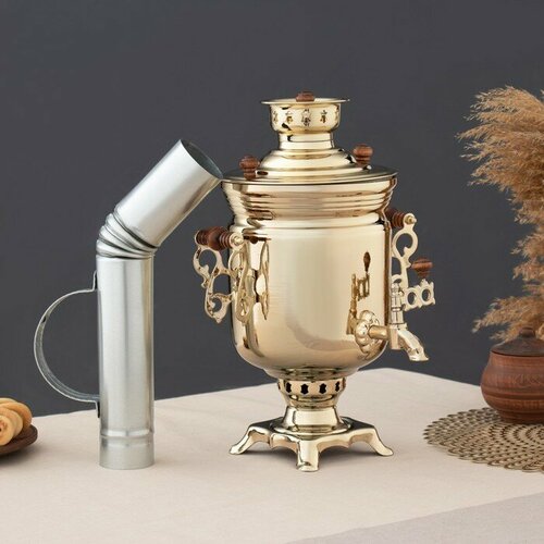 Самовар Золото банка жаровой 25 л 10074157 32558₽