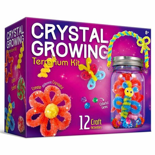 Crystal growing. Terrarium kit/ Террариум для выращивания кристаллов