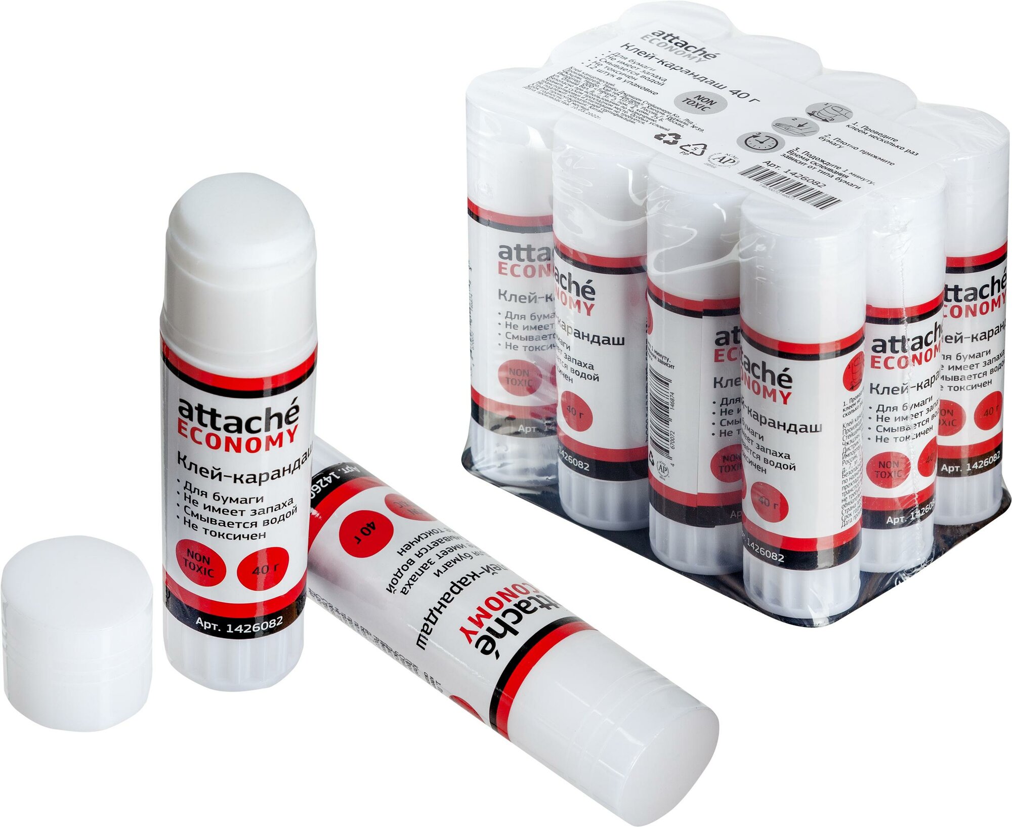 фото Клей-карандаш Attache Economy 40 г