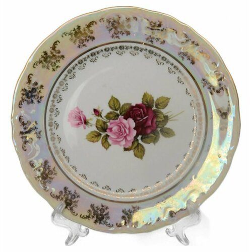 Набор тарелок 25 см 6 шт МаМ декор Фредерика Роза перламутр 048491 7236₽