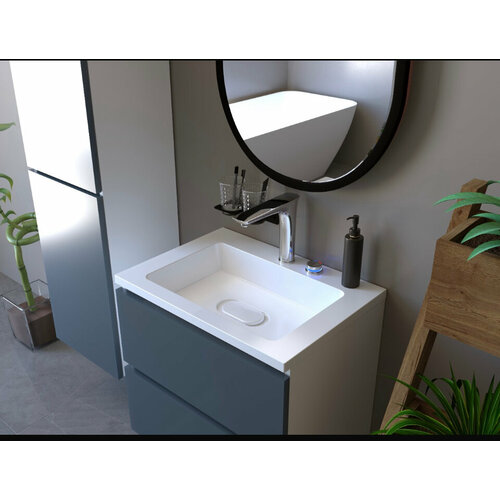 Раковина для тумбы в ванную Modul 65 белая