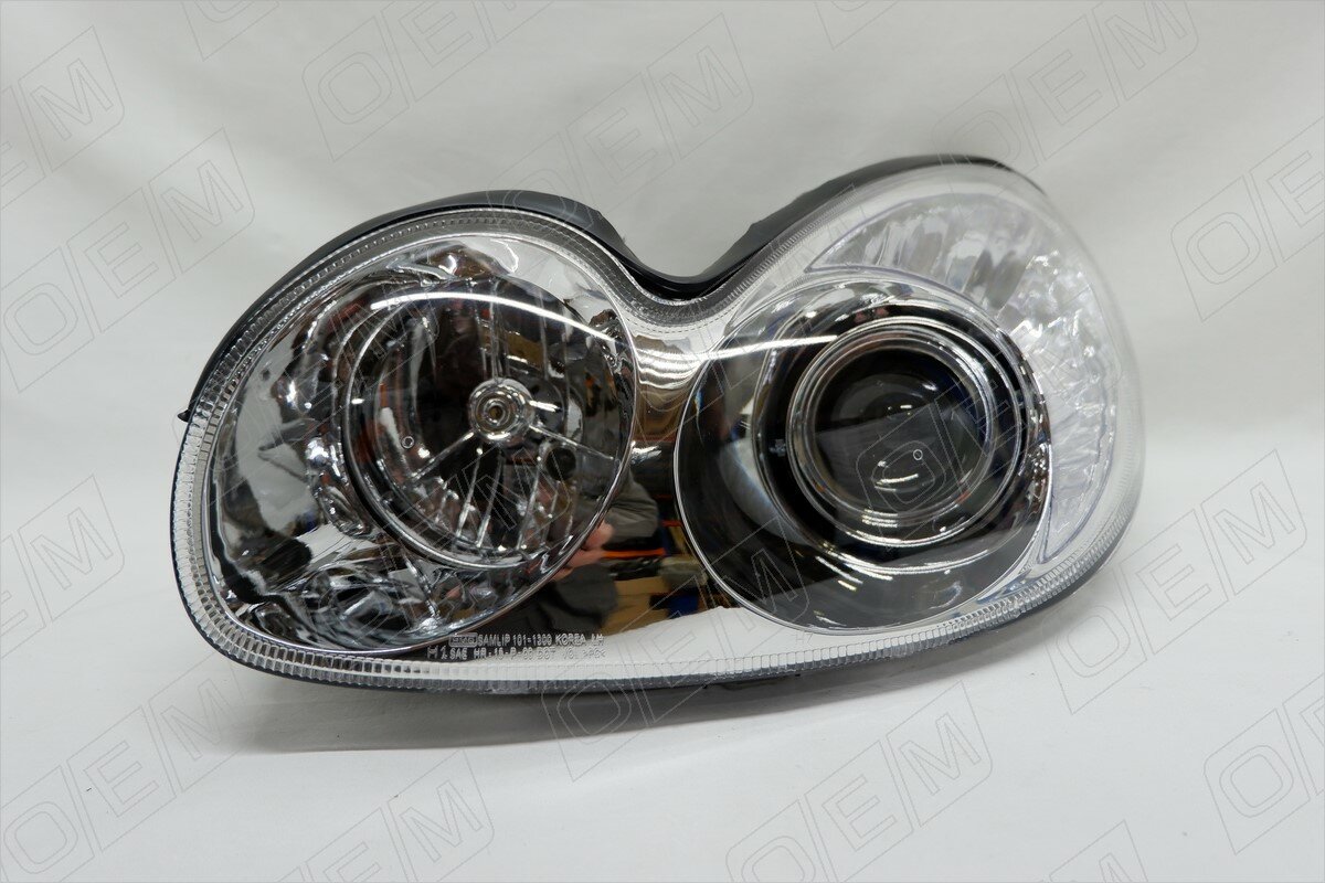Фара левая для Хендай Соната ТагАЗ 2001-2012 год выпуска (Hyundai Sonata ТагАЗ) O.E.M. OEM0034FL