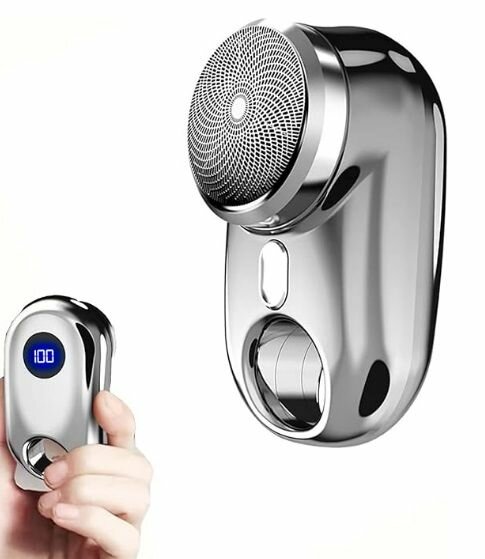 фото Электрическая бритва портативная для стрижки бороды / Электробритва