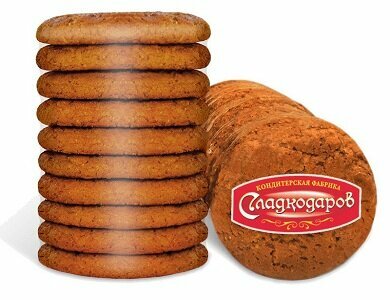Овсяное печенье "Царское сокровище" от бренда "Сладкодаров" - 2 упаковки по 400 грамм