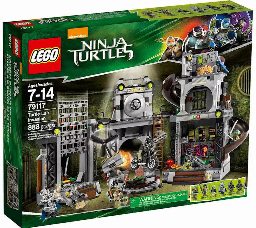 LEGO Turtles 79117 Вторжение в логово черепашек