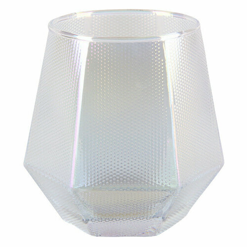 Стакан emboss black 340мл низкий стекло белый 699₽