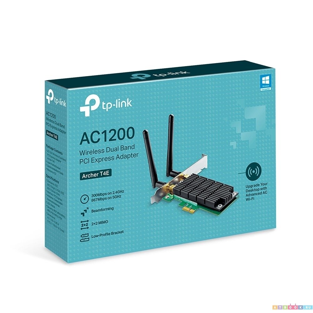 Сетевой адаптер WiFi TP-LINK PCI Express - фото №12