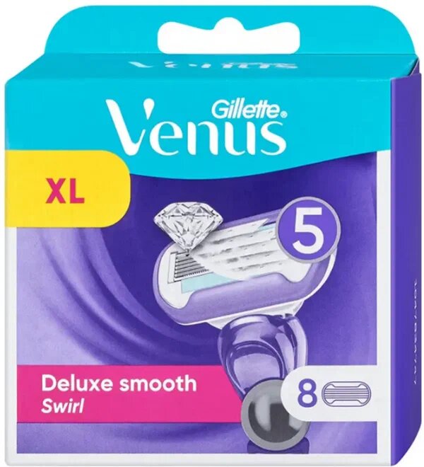 Venus Swirl Сменные Кассеты 8 шт.