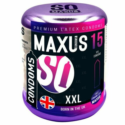 фото Презервативы maxus xxl увеличенного размера - 15 шт. (цвет: не задано)