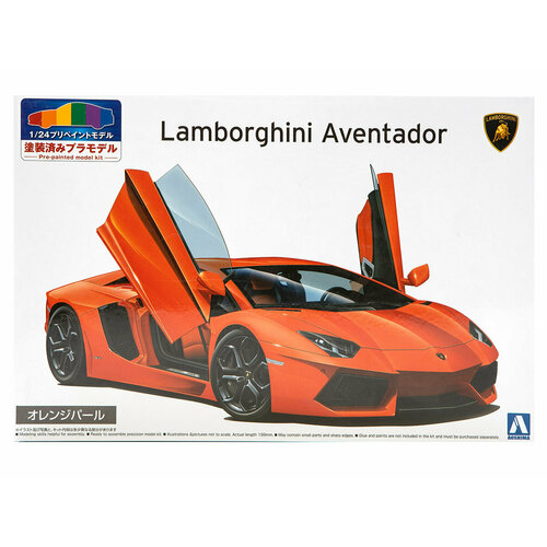 06201 Aoshima Автомобиль Lamborghini Aventador Orange pearl '11 (1:24)