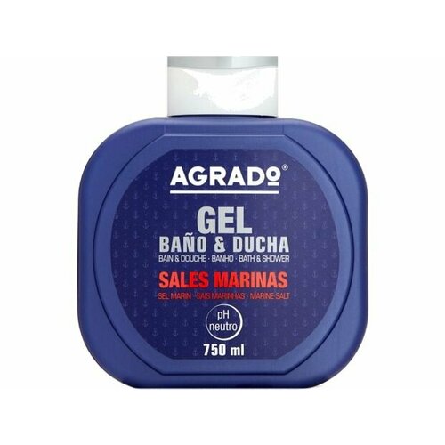 Гель для душа AGRADO MARINE SALTS agrado парфюмированный гель для душа и пена для ванны 2в1 marine salts увлажняющий