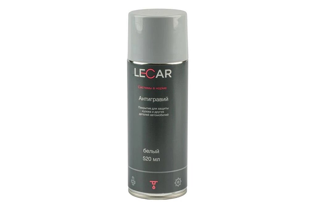 Антигравий белый Lecar LECAR000031011 аэрозоль 520 мл